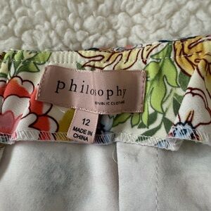 Philosophy floral skirt, size 12